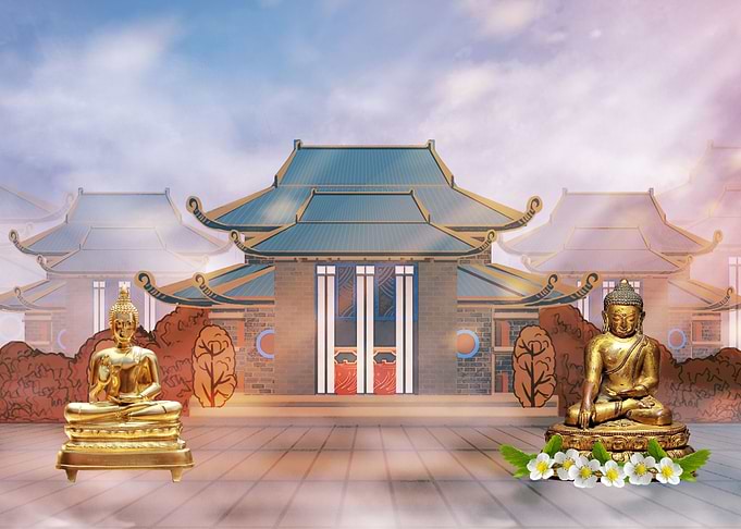 Buddha Gold Statue Temple