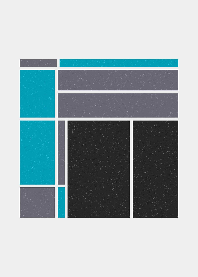 Mondrian style art