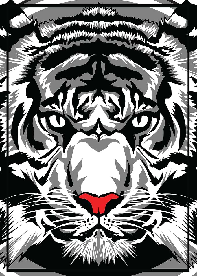 SPIRIT TIGER BW