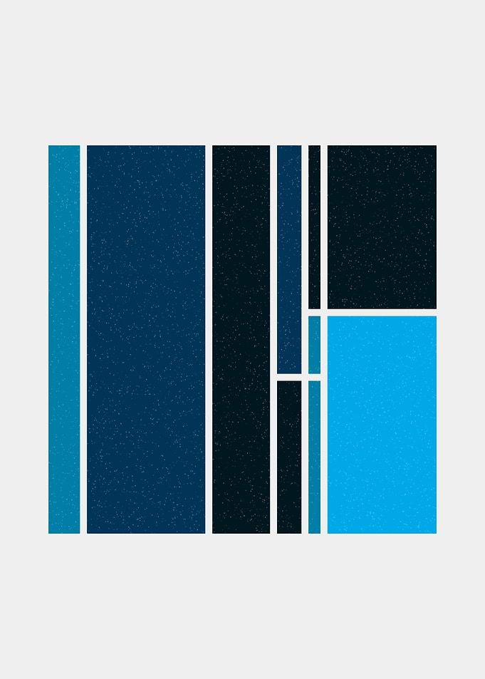 Mondrian style art