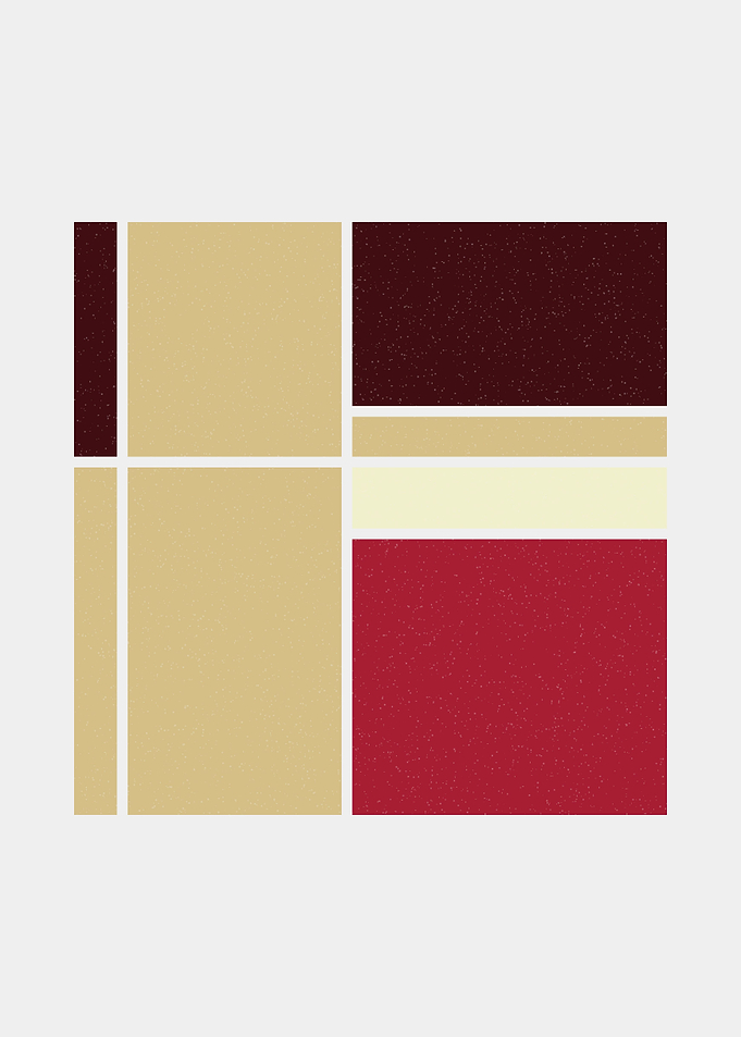 Mondrian style art