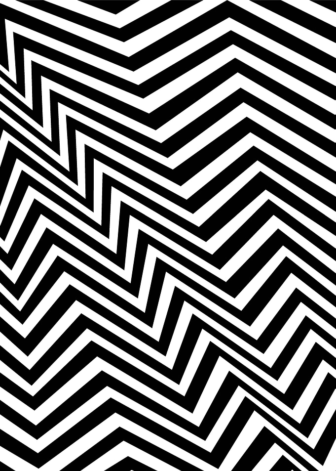 OpArt Zig Zag