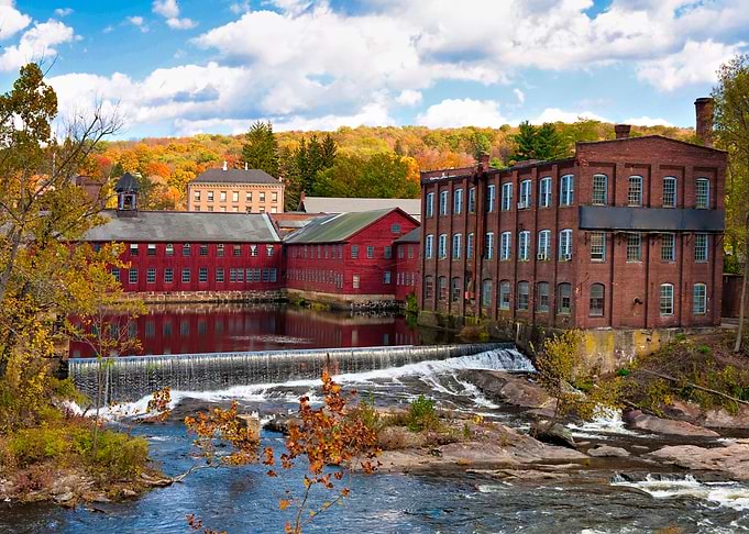 Fall Autumn Foliage River