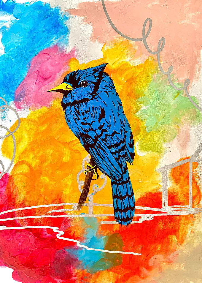 Little blue Bird