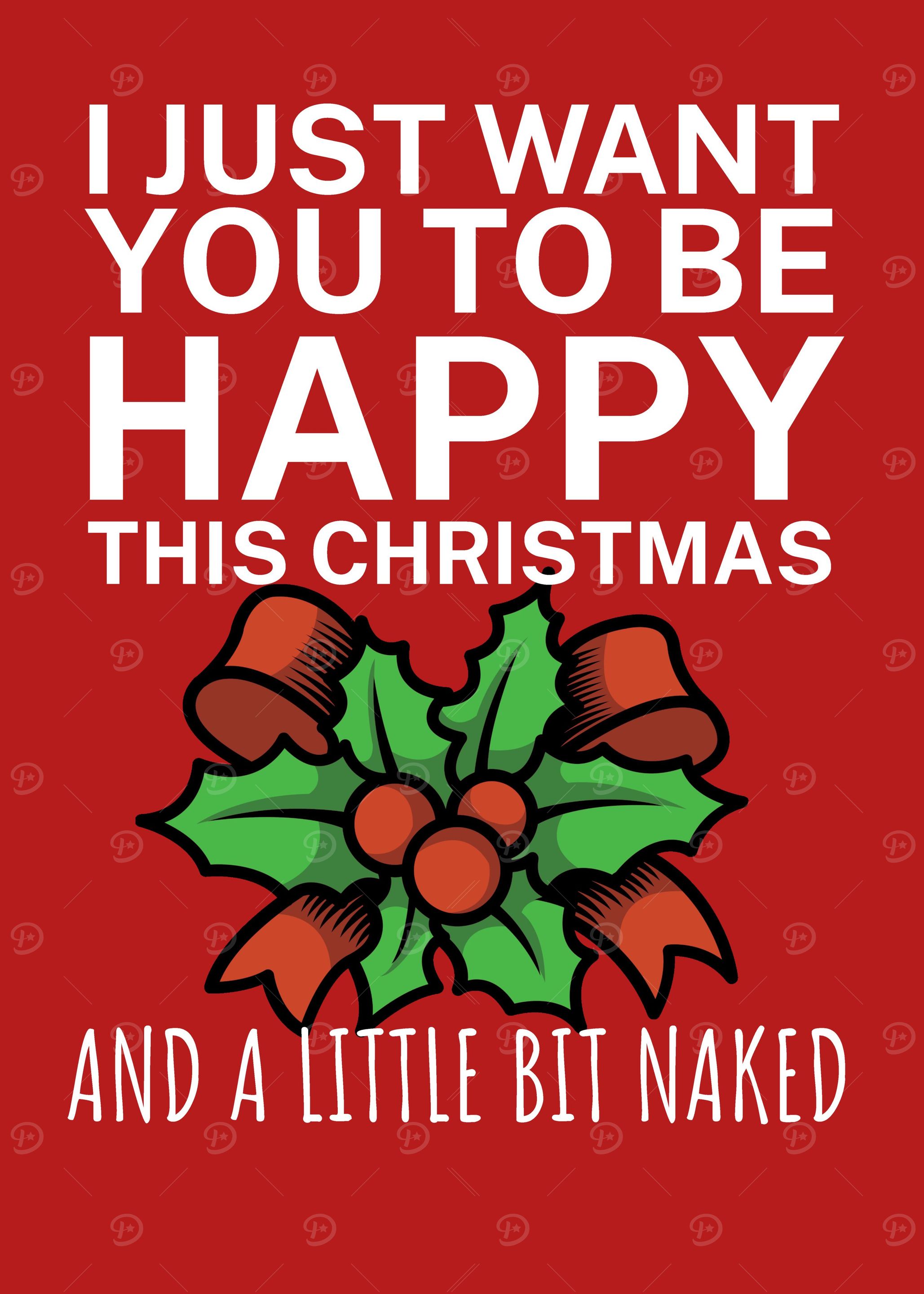 Happy and a bit naked