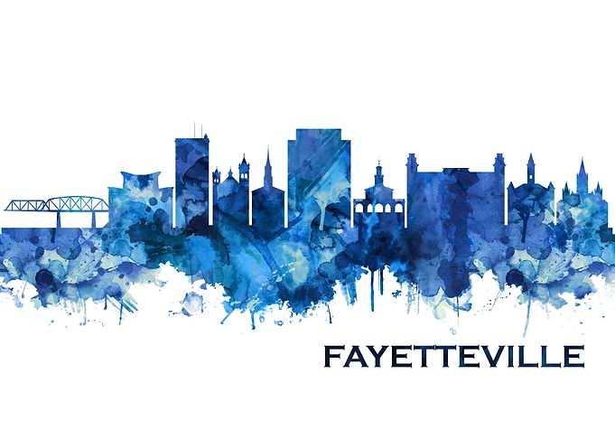 Fayetteville Skyline Blue