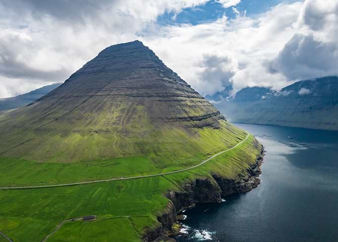 Lonely Mountain by drone