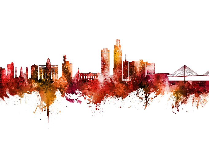 Omaha Skyline Nebraska