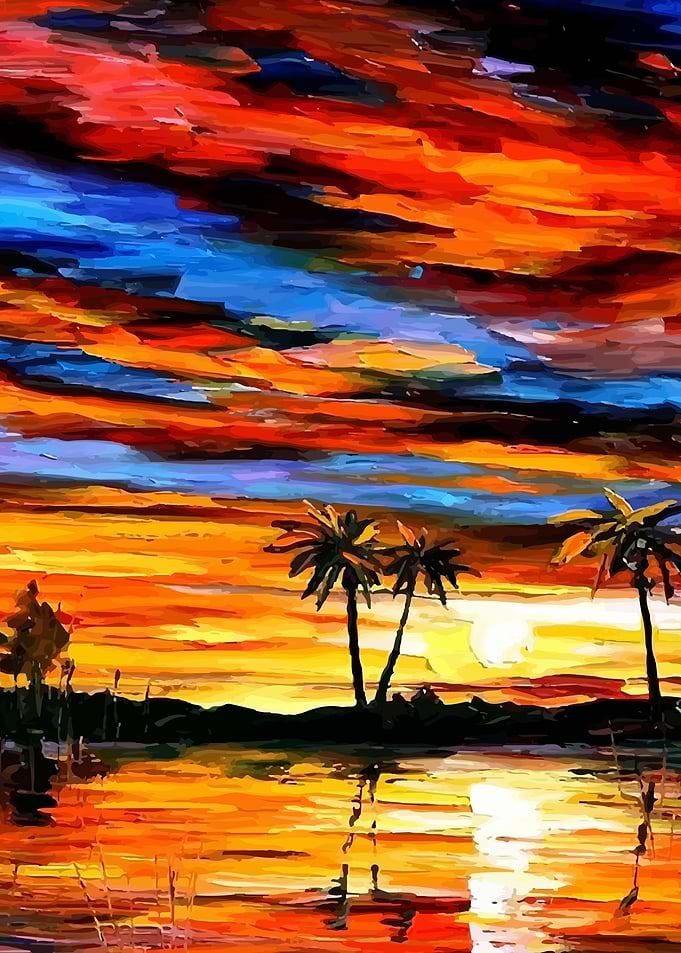 Leonid Afremov landscape