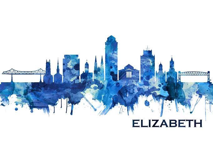Elizabeth Skyline Blue