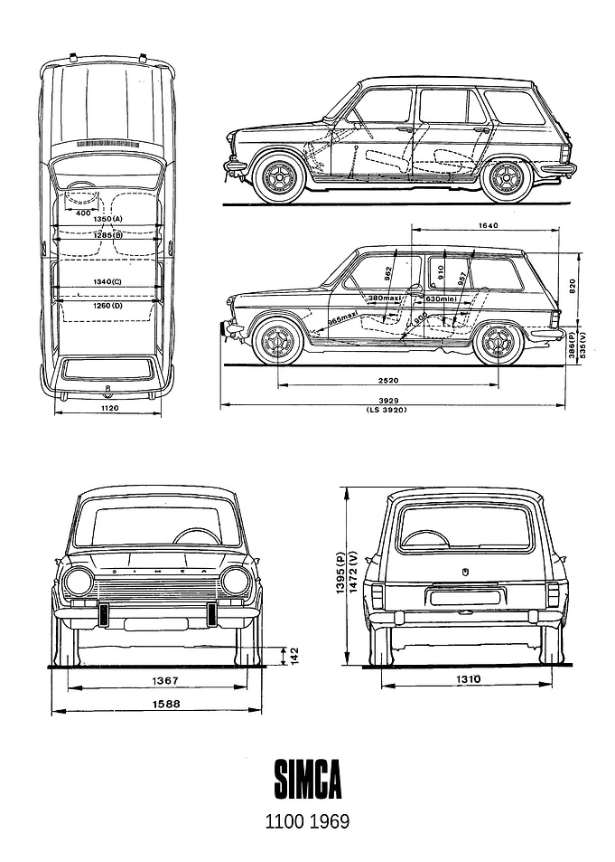 BNW Simca 1100 1969
