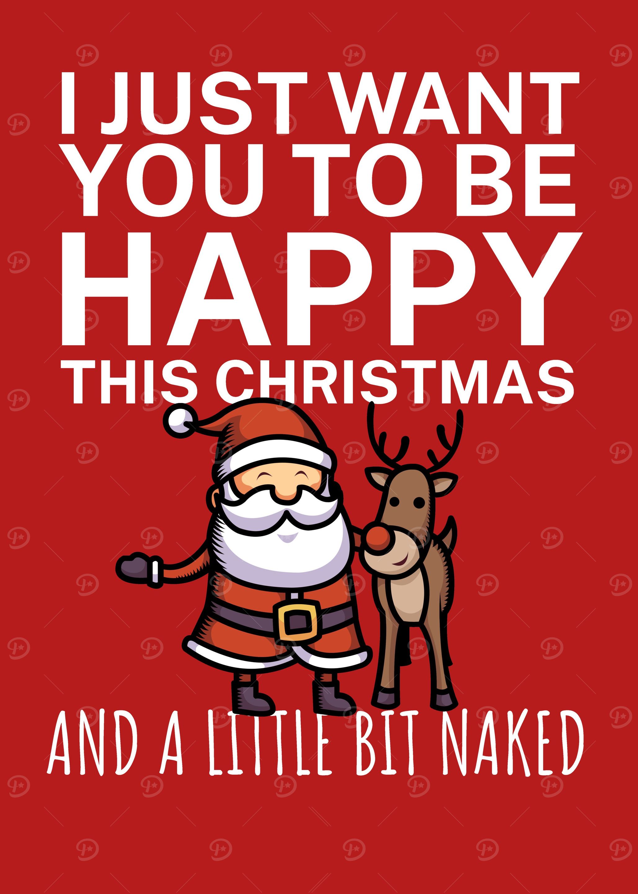 Happy and a bit naked