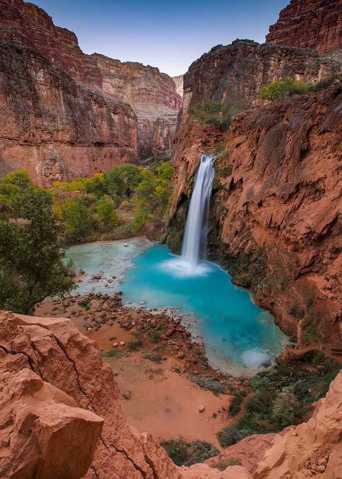 Mountain Waterfall