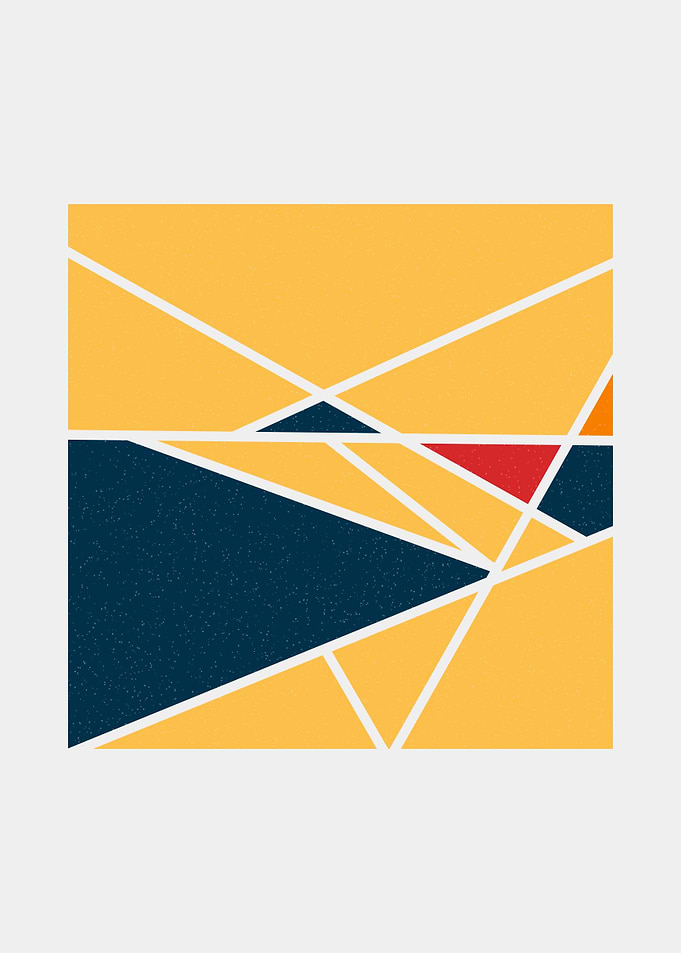Mondrian style art