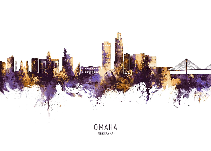 Omaha Skyline Nebraska