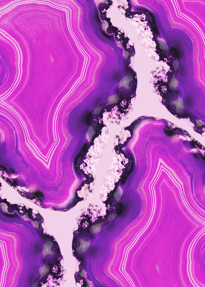 Pink Agate Pattern 1