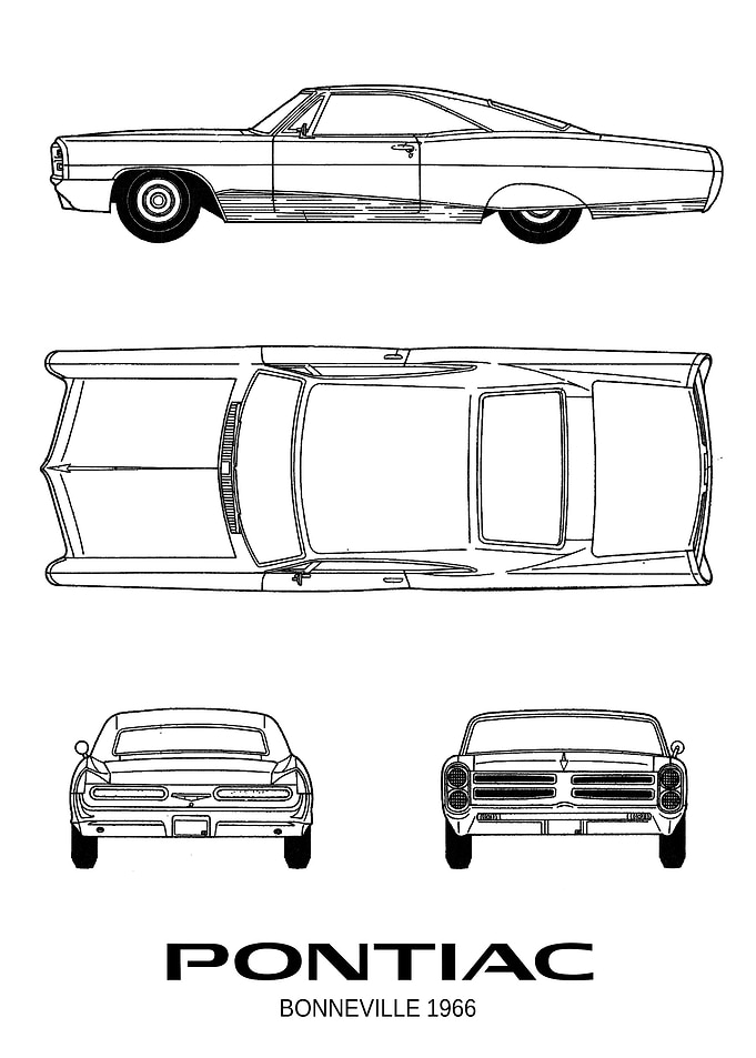 BNW Pontiac Bonneville 196