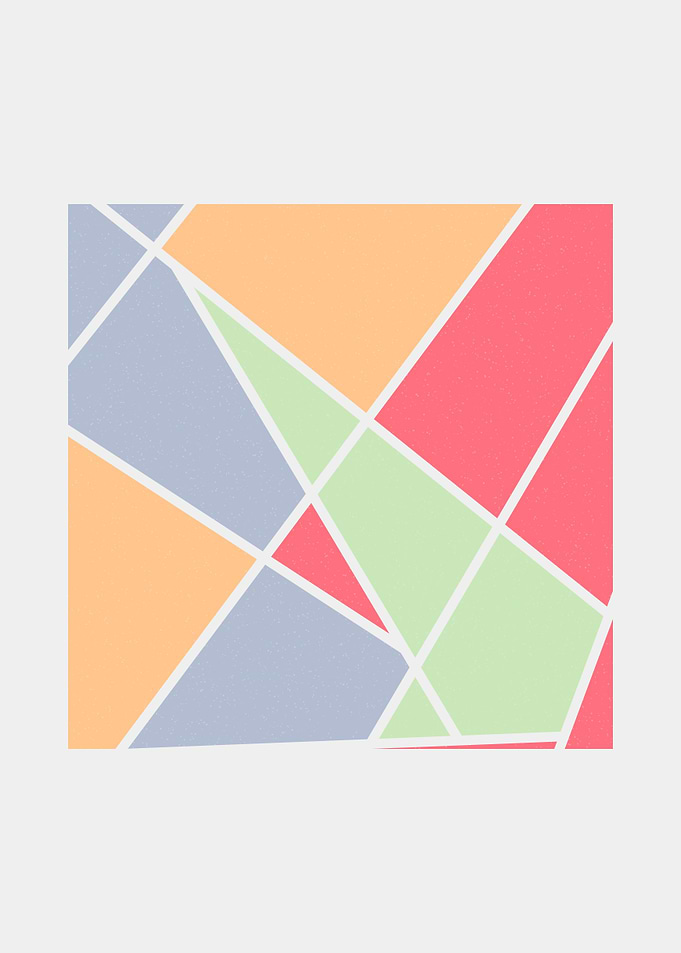 Mondrian style art