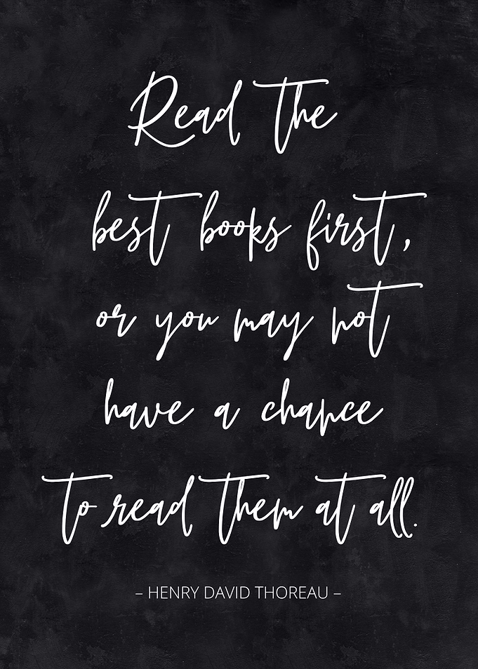 Classic Thoreau Quote