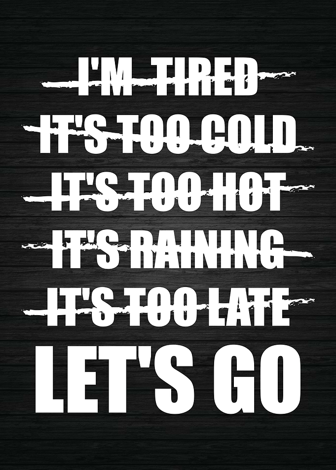 Lets Go No Excuses Gym