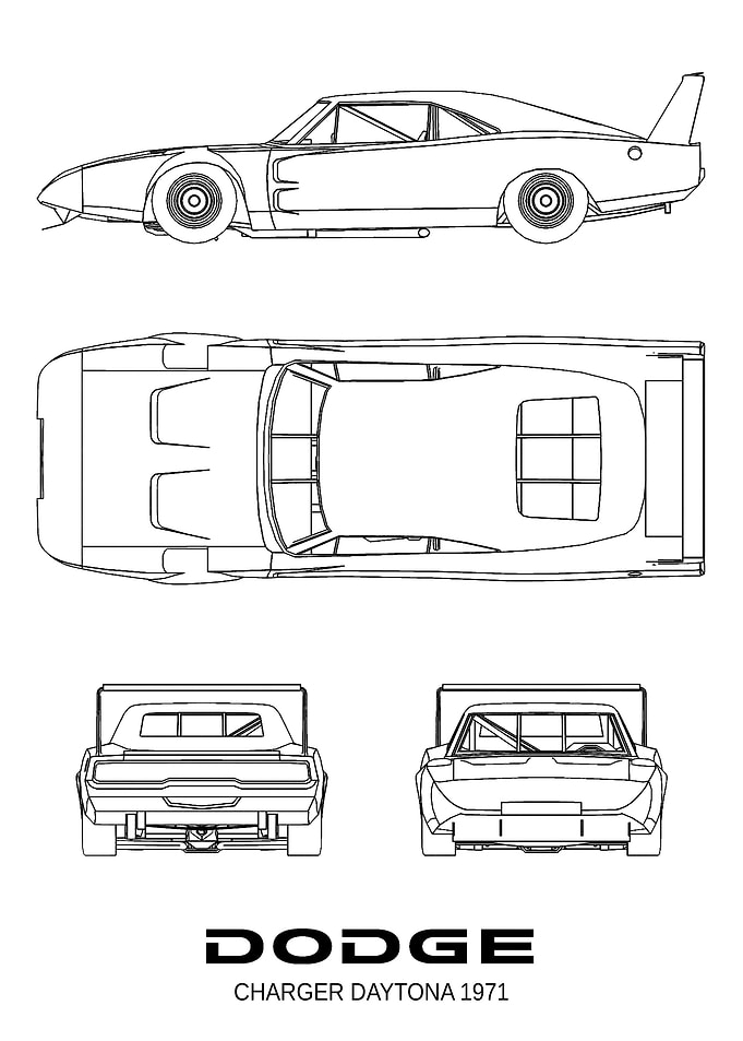 BNW Dodge Charger Daytona