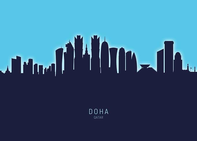 Doha Skyline Qatar