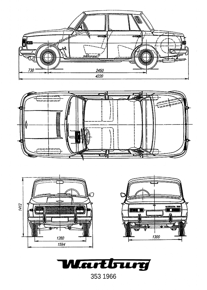 BNW Wartburg 353 1966