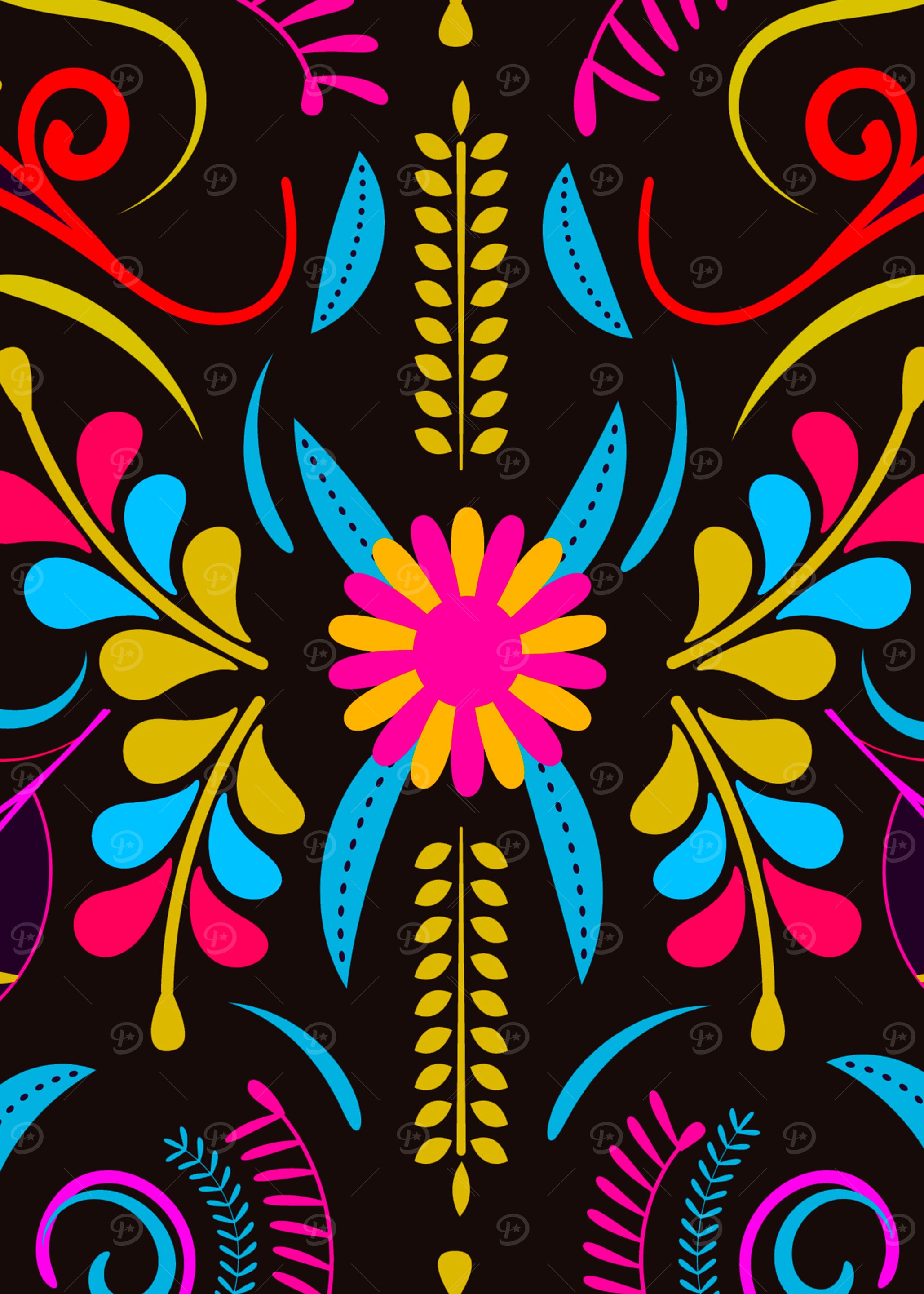 symetric floral
