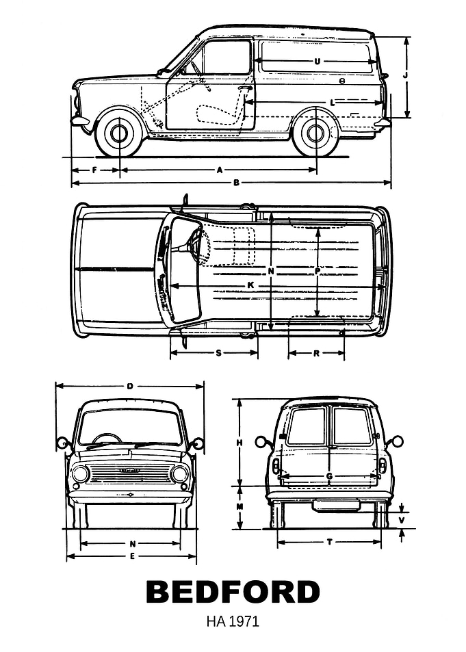 BNW Bedford HA 1971
