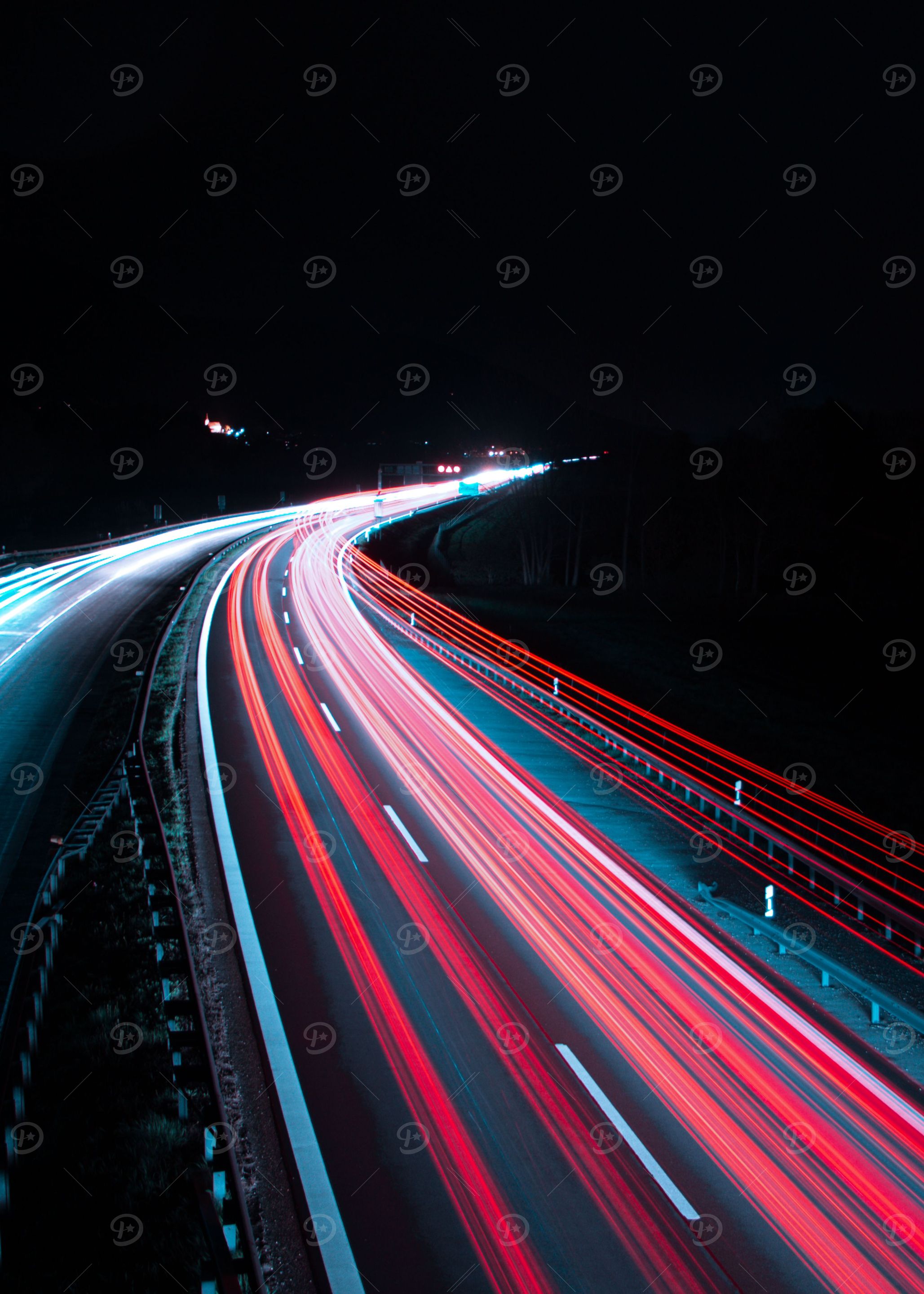 Autobahn at Night