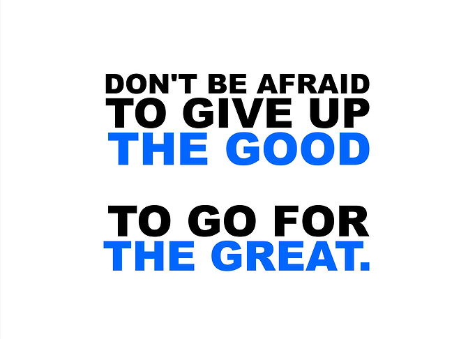 Go For The Great