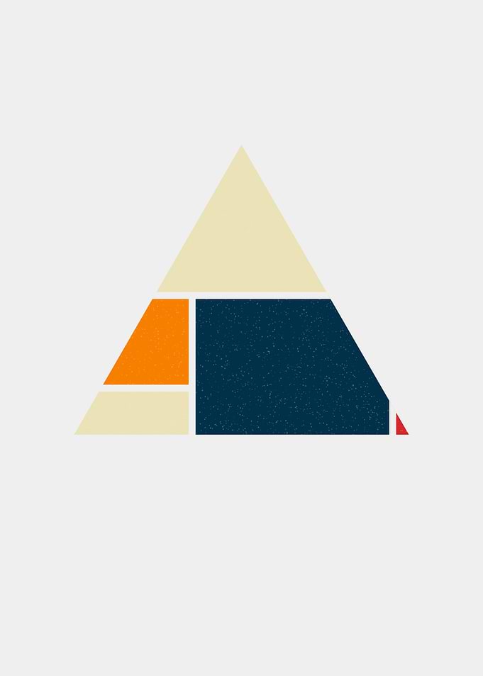 Mondrian style art colorfu