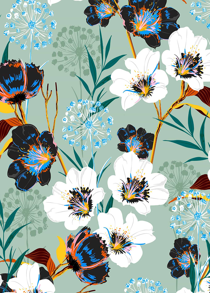 modern flowers