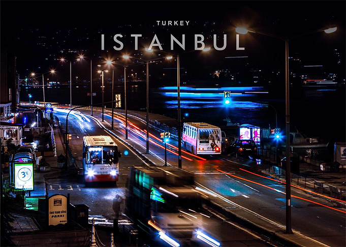 Istanbul city night