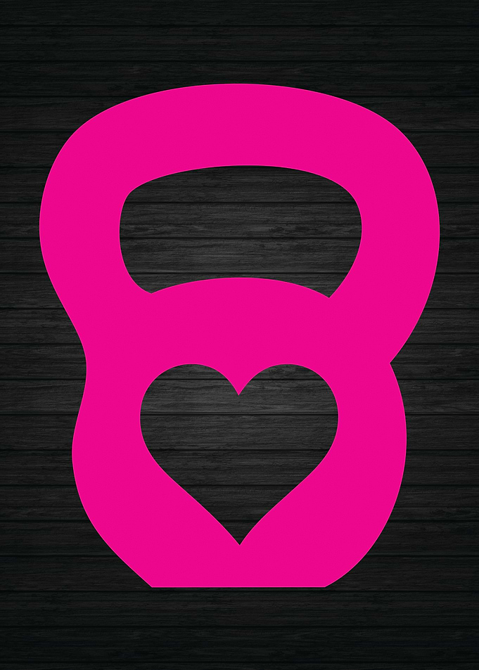 Kettlebell Heart Love