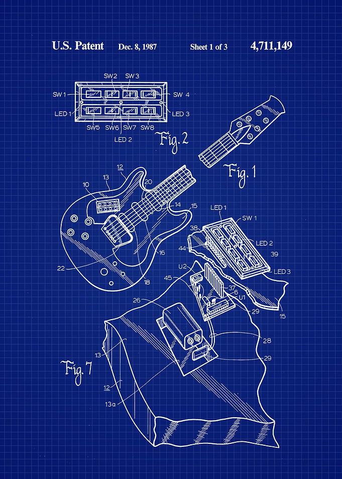 Electric Guitar Blueprint