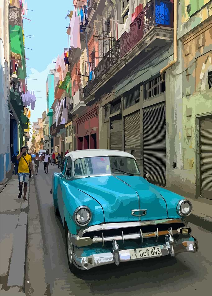 Oldtimer on Havana Street
