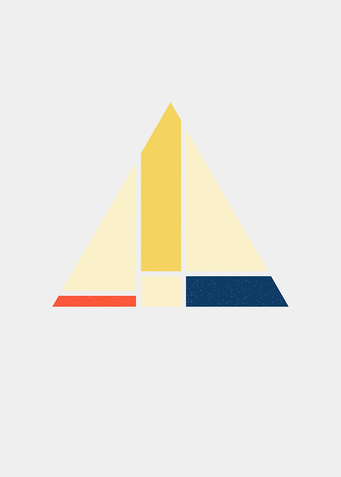 Mondrian style art