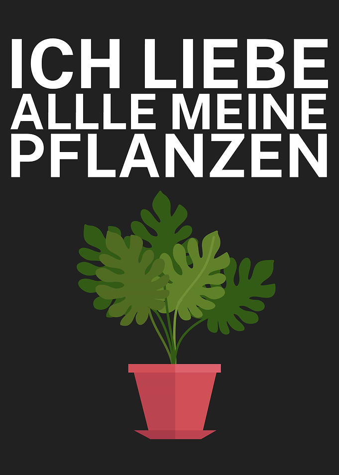 Ich liebe meine Pflanzen