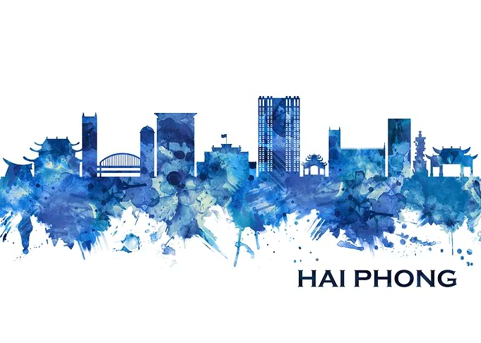 Hai Phong Vietnam Skyline