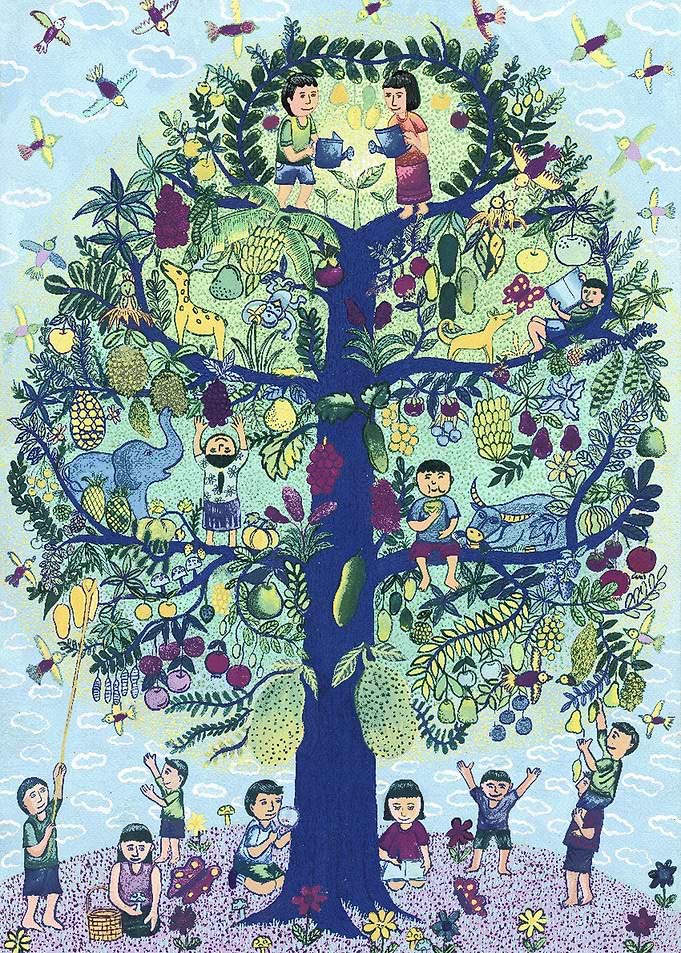 CHILD AND TREE