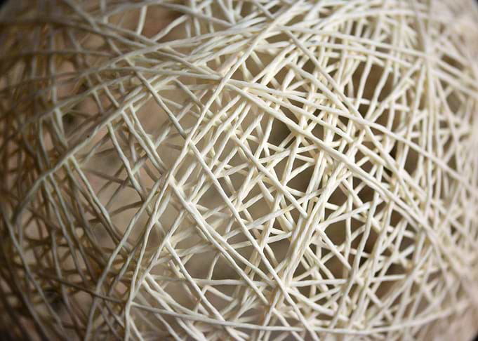 textile white thread