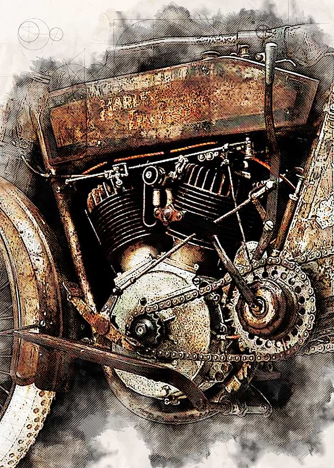 Vintage Motorbike