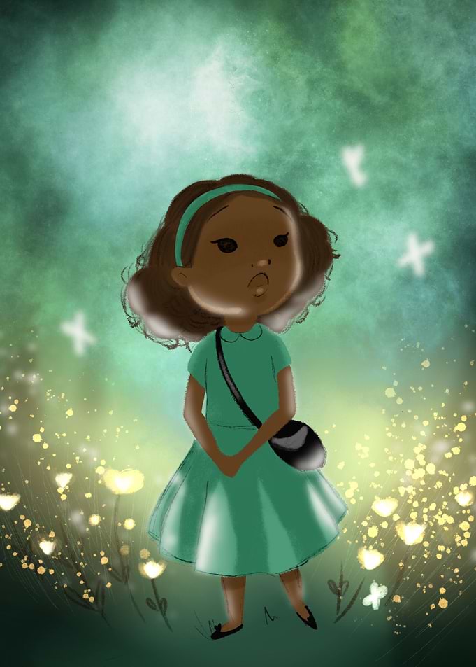 Girl in Forest