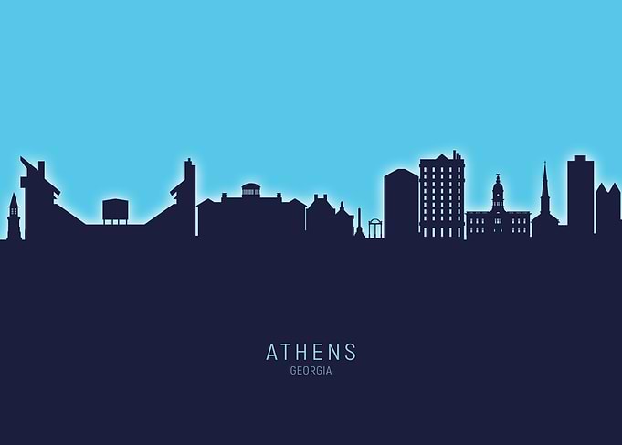 Athens Skyline Georgia