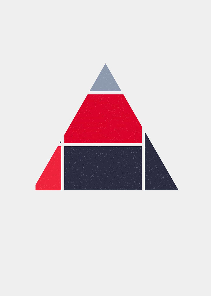 Mondrian style art