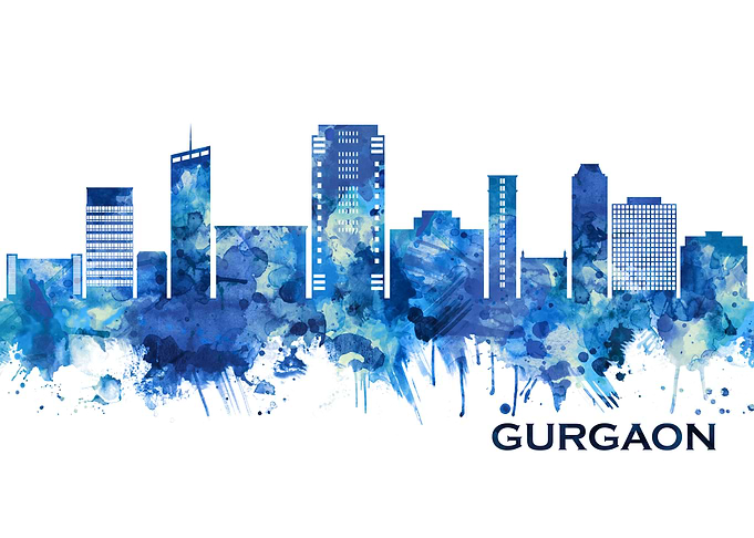 Gurgaon Haryana Skyline