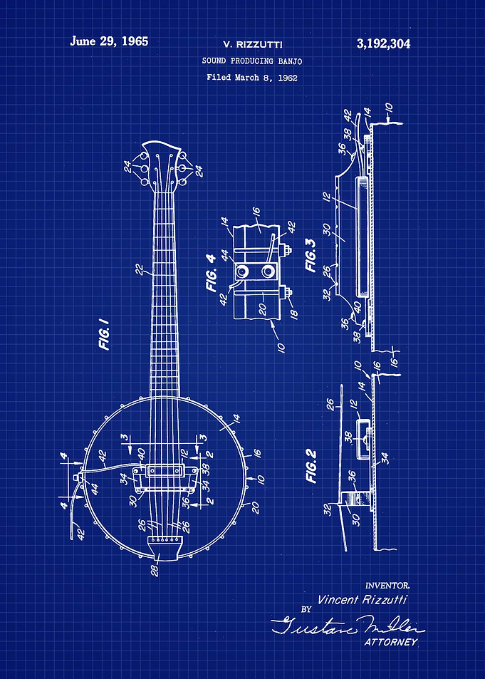 1962 Banjo Patent