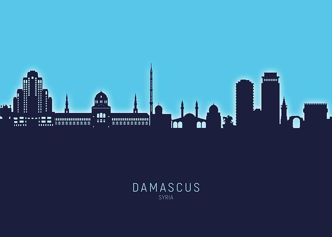 Damascus Skyline Syria