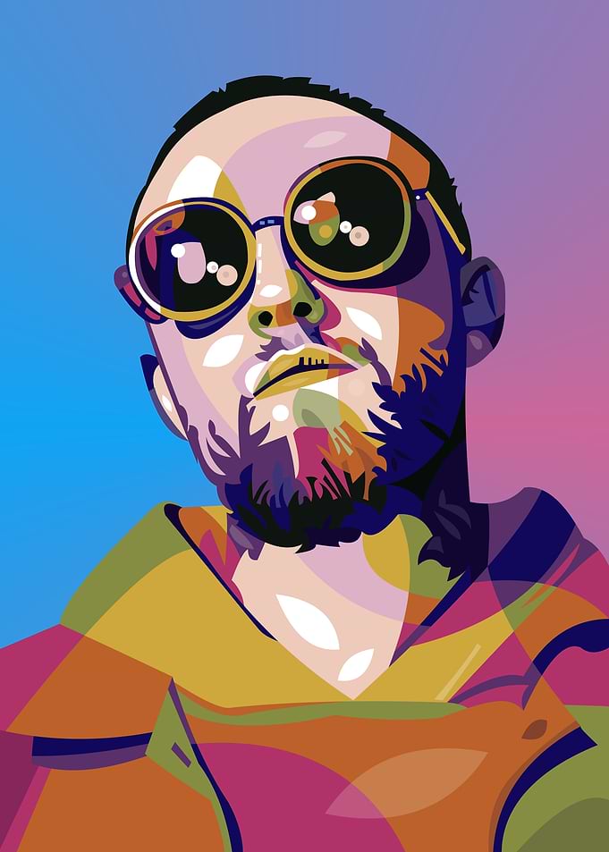 Mac Miller in Pop Art
